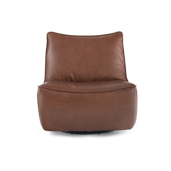 Flynn Leather Chair Macro 3